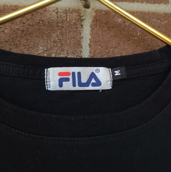 FILA - OG Black FILA T-Shirt - Size M - Picture 3 of 4